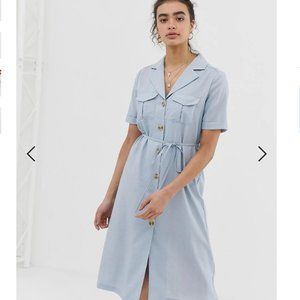 ASOS Emory Park Midi Shirt Dress - Sz XS